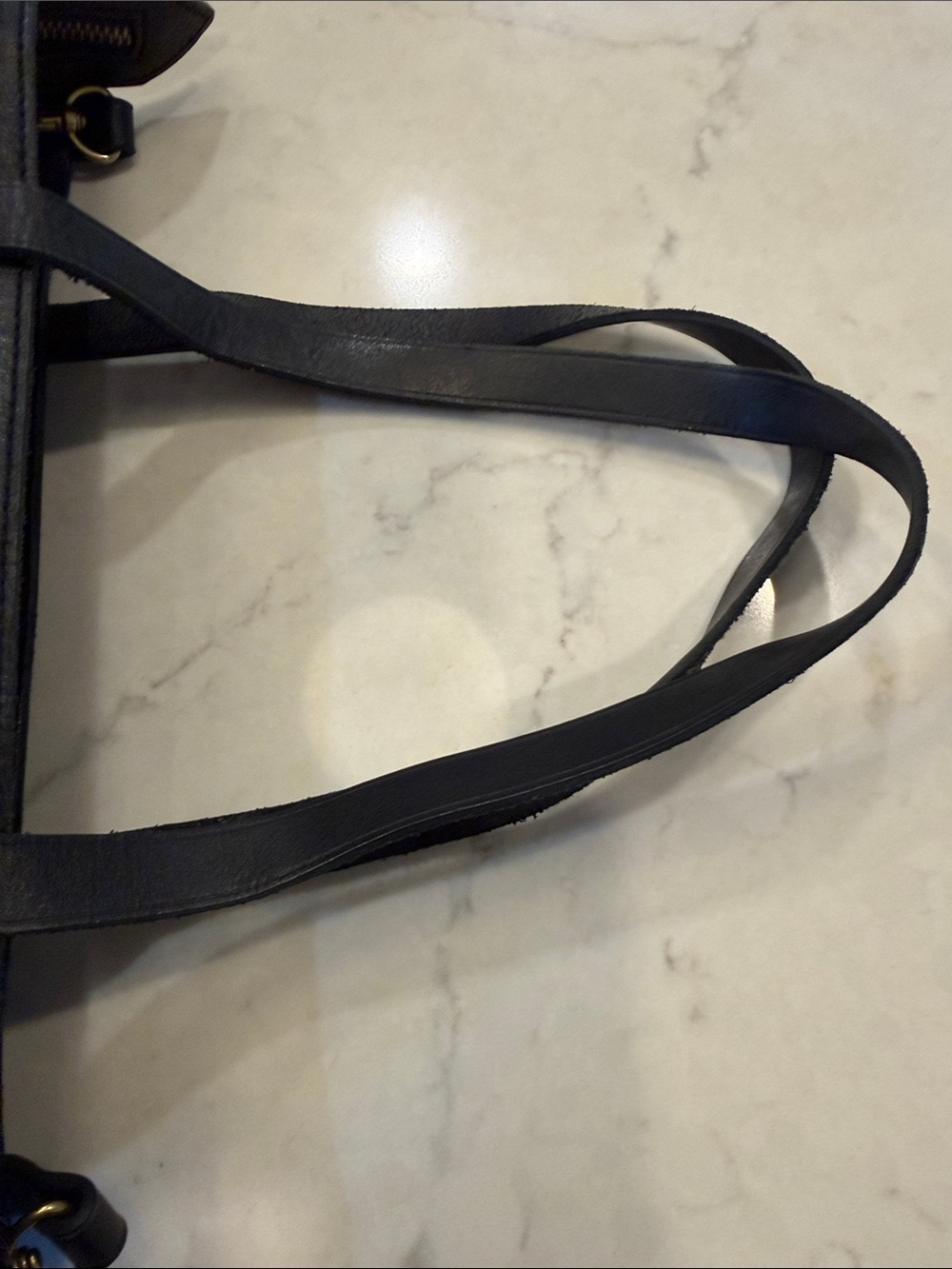 Madewell The Zip-Top Medium Transport Leather Tote - Picture 5 of 7